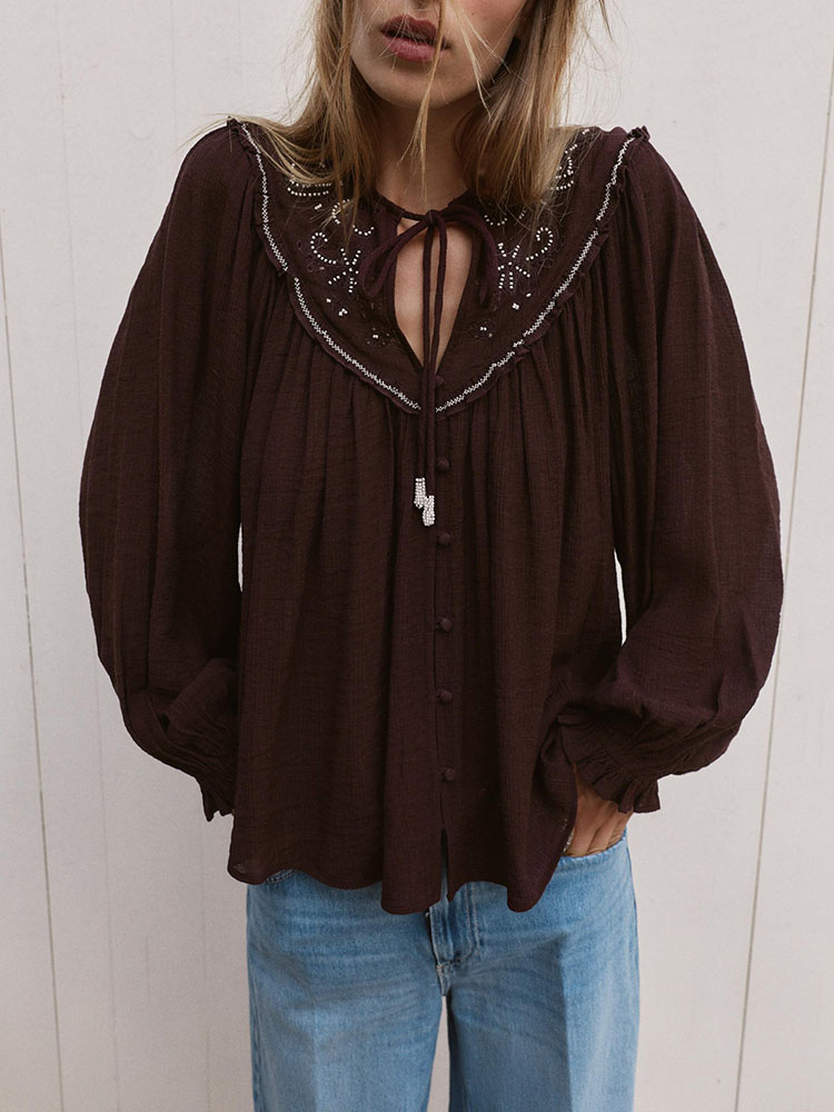 New Ethnic Fashion - Nueva Camisa Casual de Moda con