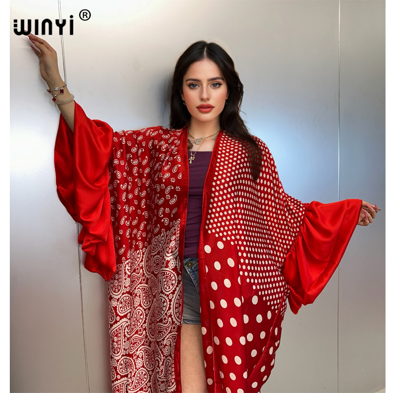 Kaftan Women Boho - WINYI Kimono de Verano para Fiesta,