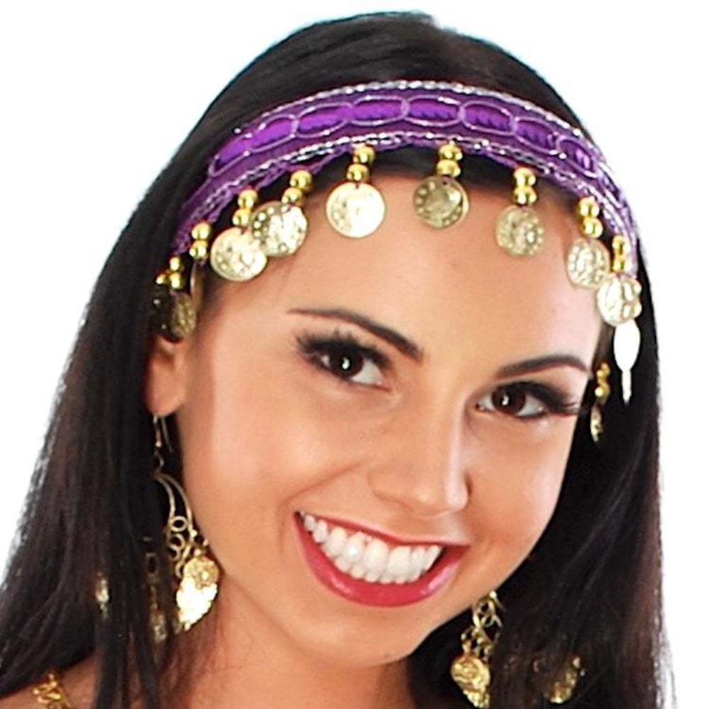 Ethnic Fashion India - Diadema de Plástico Multicolor para el