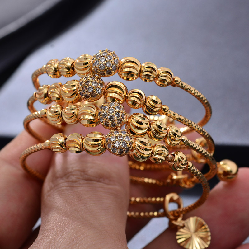 Ethnic Fashion In Dubai - 24K 4 piezas de brazaletes étnicos