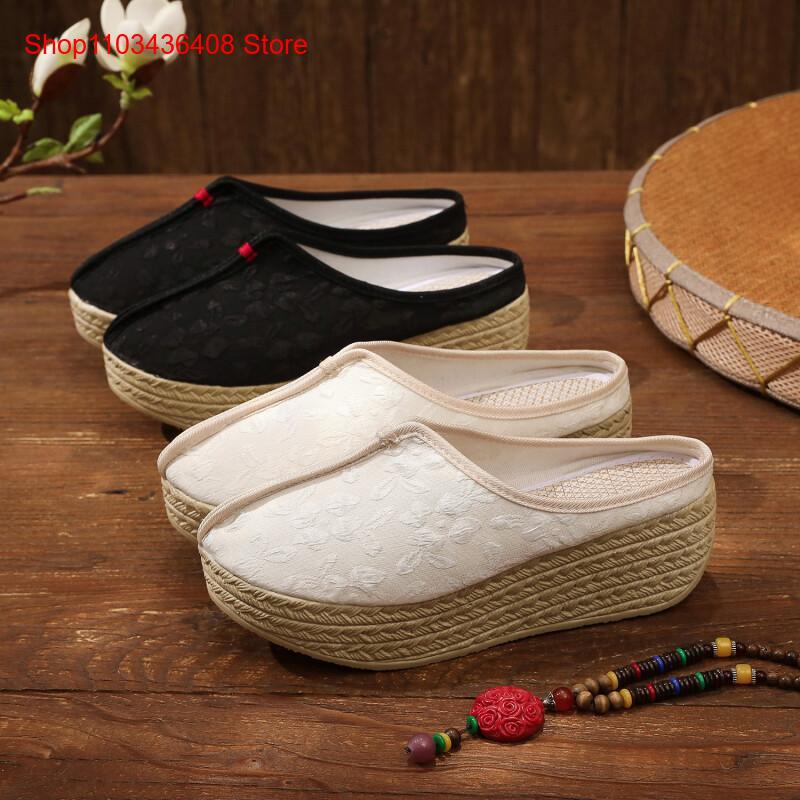 New Ethnic Fashion - Pantuflas de Nuevo Estilo, Ligeras, con