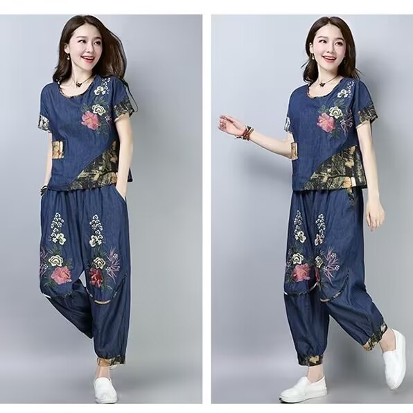 New Ethnic Fashion - Traje de estilo étnico para mujer,