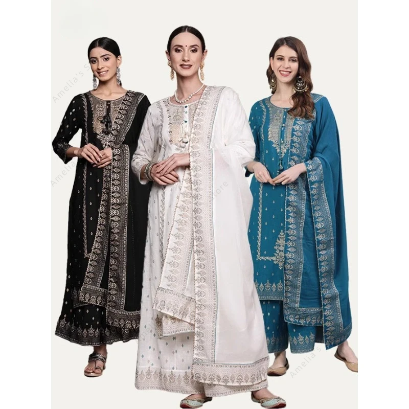 Salwar Kameez Set - Traje punjabi indio para mujer, conjunto