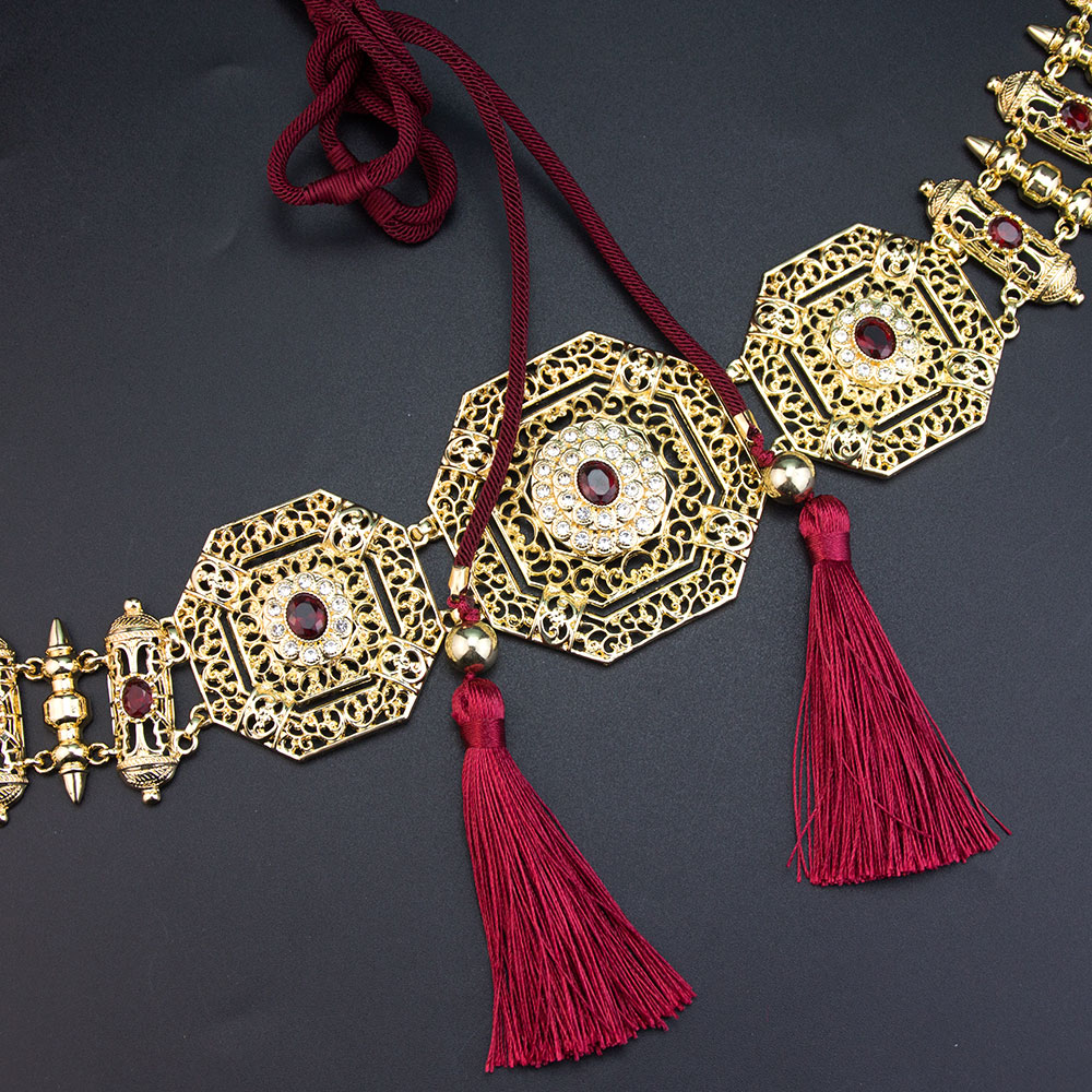 Ethnic Fashion For Ladies - Neovisson-Cinturón de cuerda hecho a mano