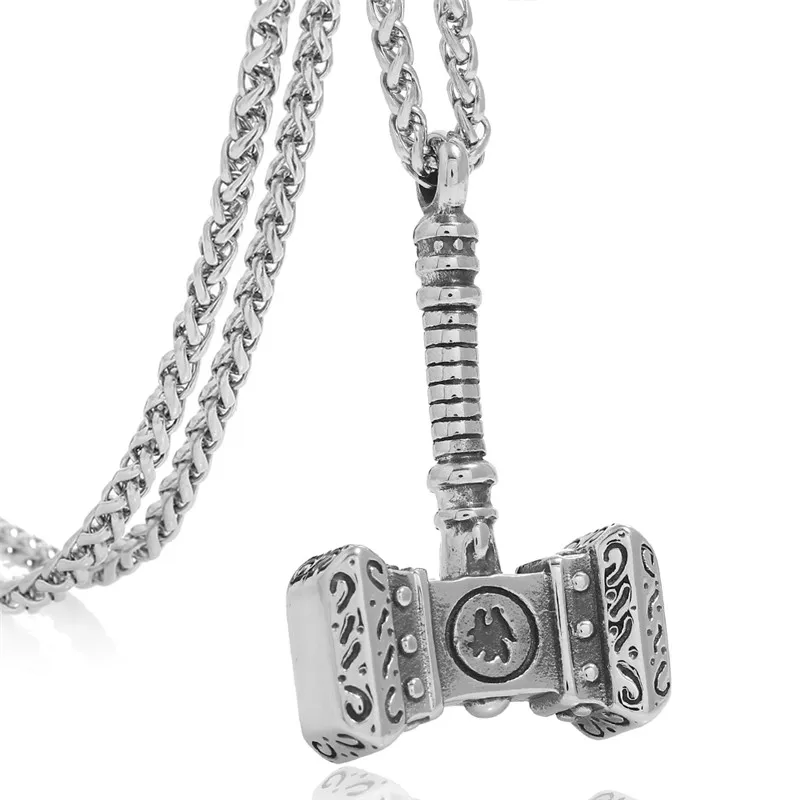 Ethnic Fashion World - Collar de martillo de Thor, collar