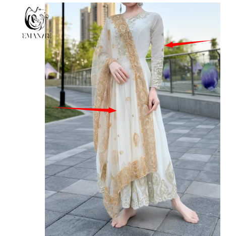 Ropa tradicional india Traje d - Salwar Kameez Set reseña y precio