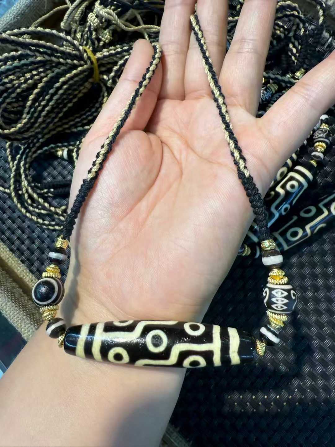 10 unids/lote 9 ojos con colla - Ethnic Fashion Designer reseña y precio