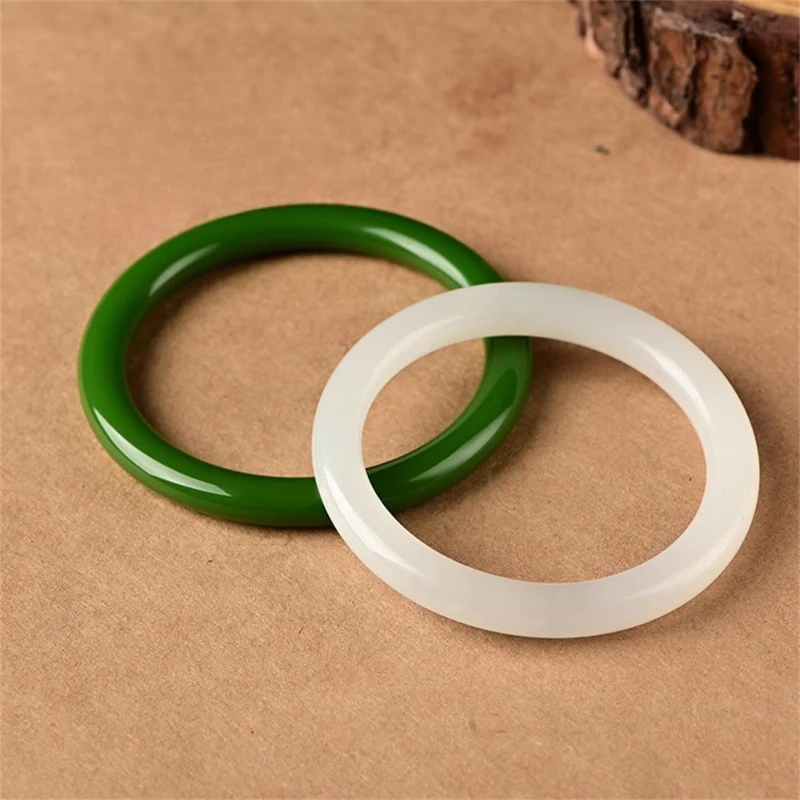 Pulsera de barra fina de Jade  - Ethnic Fashion Designer reseña y precio