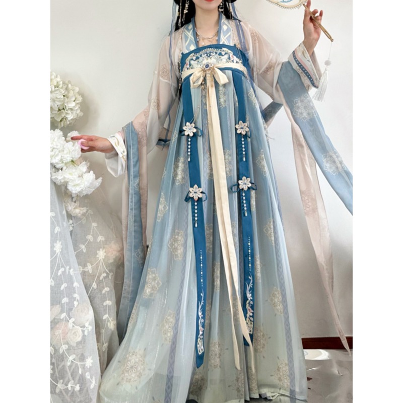 2025 Hanfu vestido tradicional - Ethnic Dress Fashion Show reseña y precio