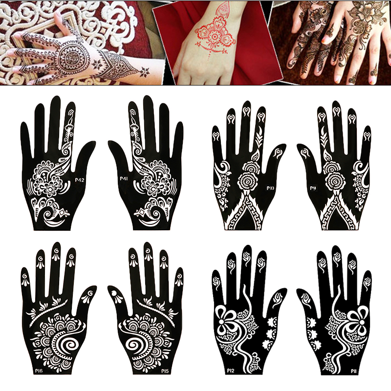 Plantillas de tatuaje de Henna - Ethnic Fashion India reseña y precio