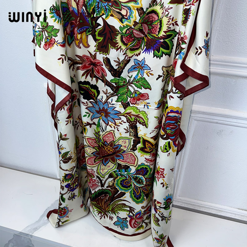 WINYI-ropa africana de alta ca - Kaftan Women Boho reseña y precio