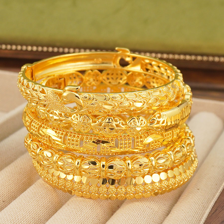1 Pieza de Brazalete Dorado co - Ethnic Fashion In Dubai reseña y precio