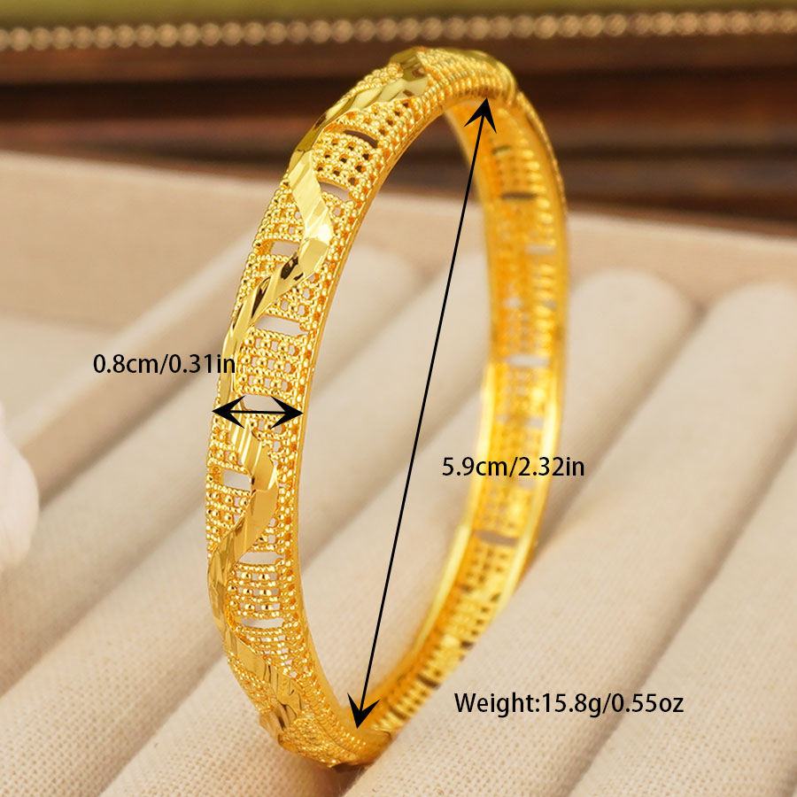 1 Pieza de Brazalete Dorado co - Ethnic Fashion In Dubai reseña y precio