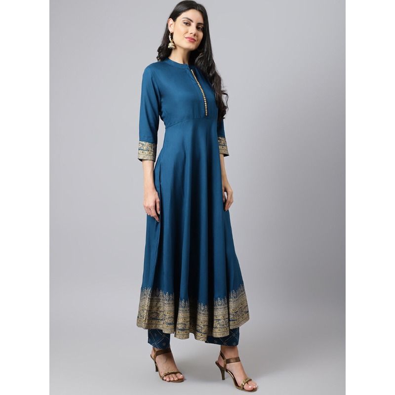 Conjunto de Kurta Étnica India - Salwar Kameez Set reseña y precio
