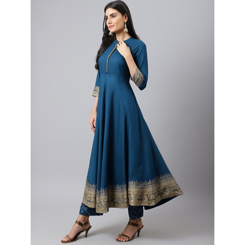 Conjunto de Kurta Étnica India - Salwar Kameez Set reseña y precio