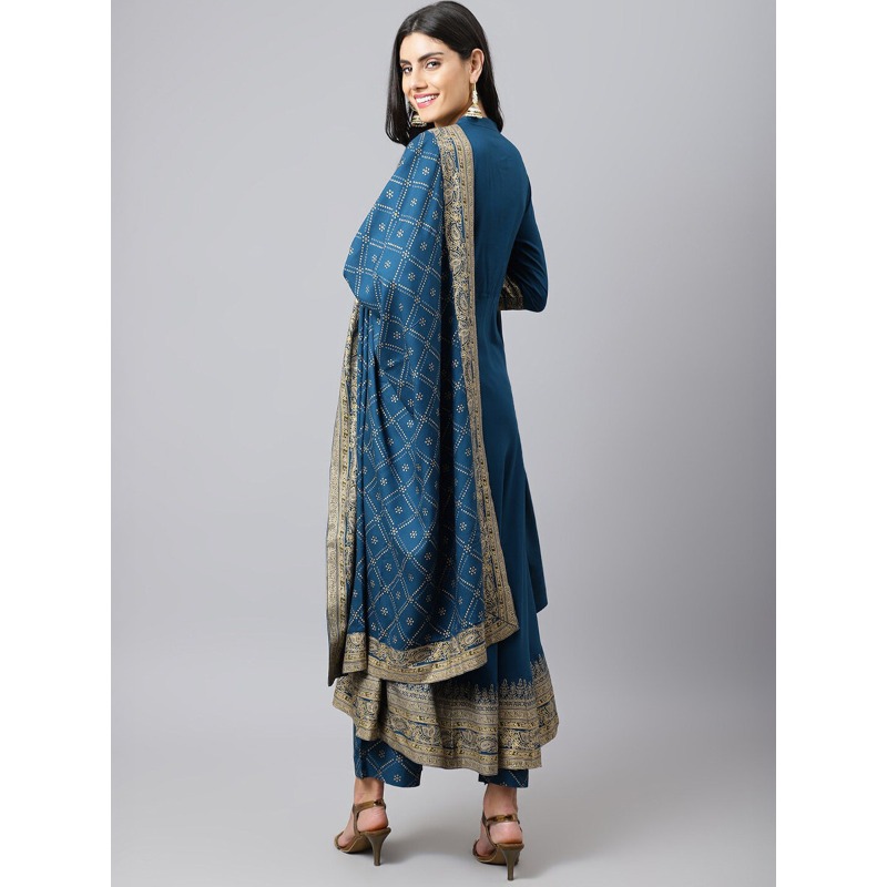 Conjunto de Kurta Étnica India - Salwar Kameez Set reseña y precio