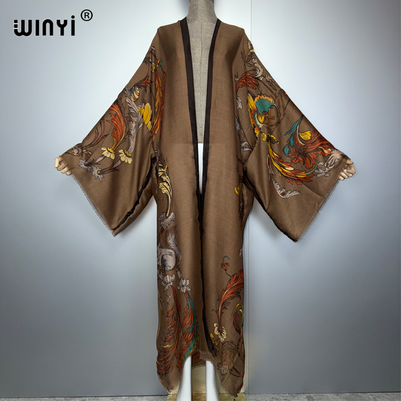 Vestido maxi estilo kimono boh - Kaftan Women Boho reseña y precio