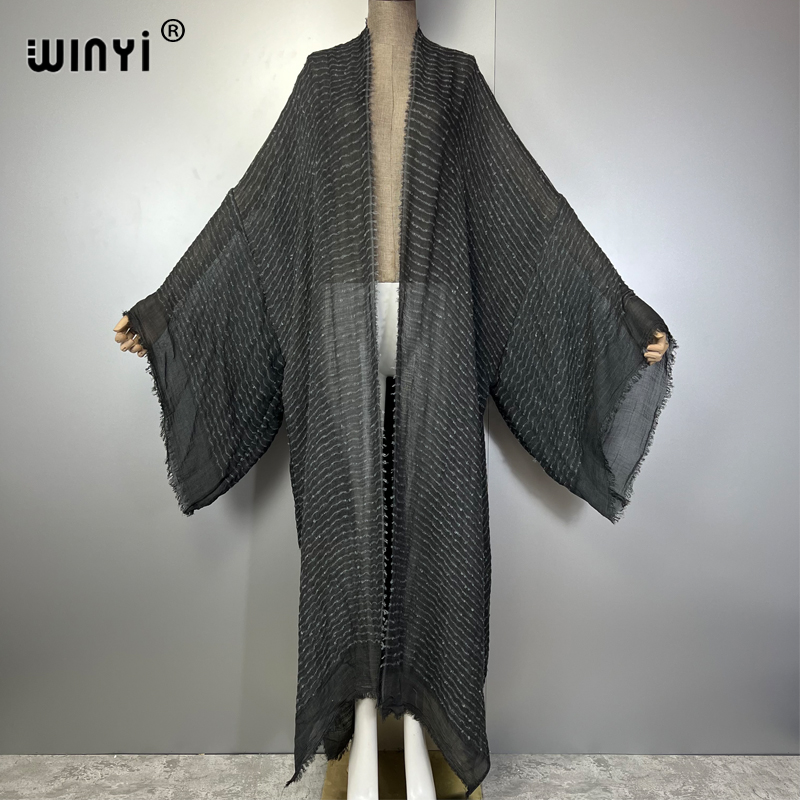 WINYI, kimono con estampado ge - Kaftan Women Boho reseña y precio