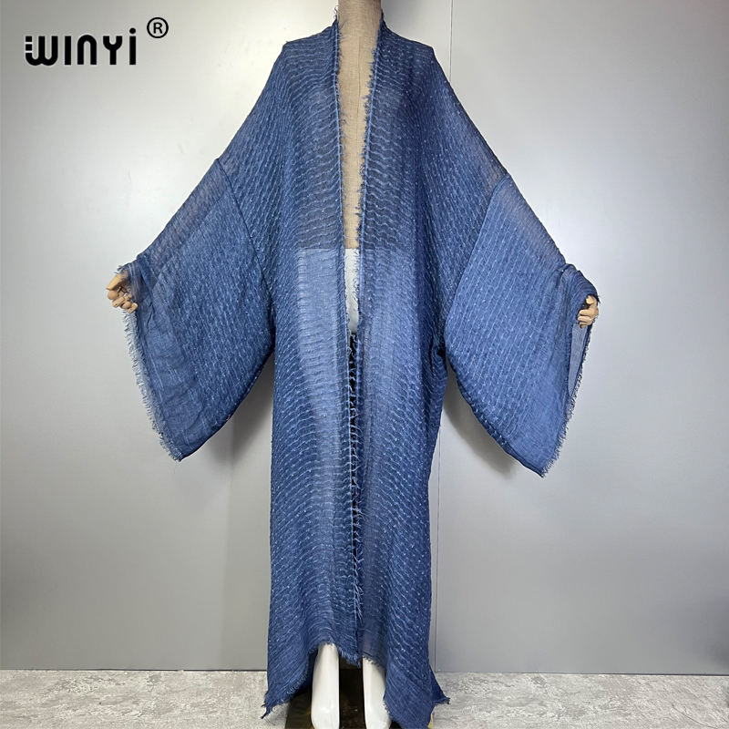 WINYI, kimono con estampado ge - Kaftan Women Boho reseña y precio