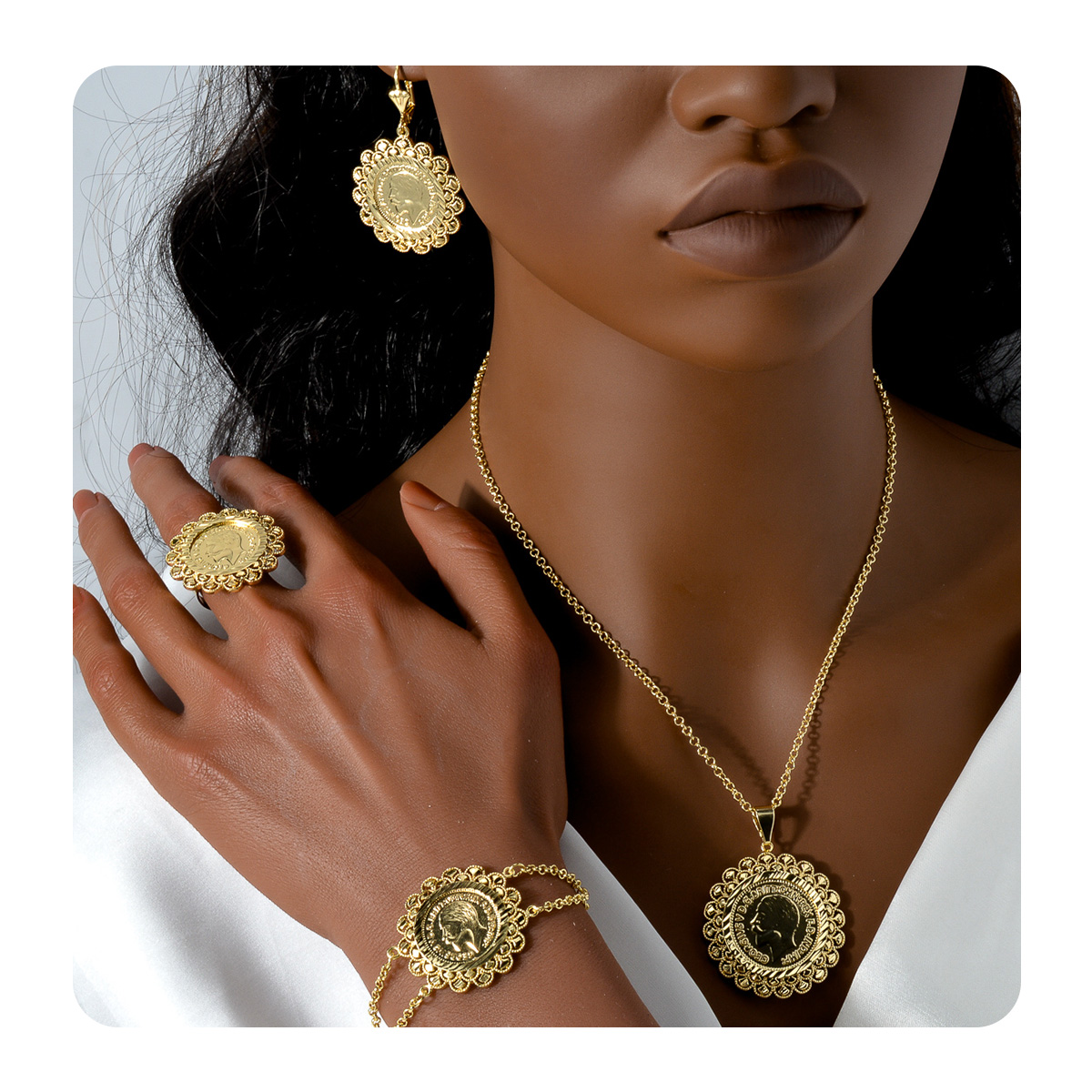 Conjunto de Joyería Vintage co - Ethnic Fashion In Dubai reseña y precio