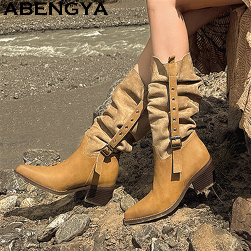 Botas de vaquero occidental pa - Ethnic Fashion Week reseña y precio