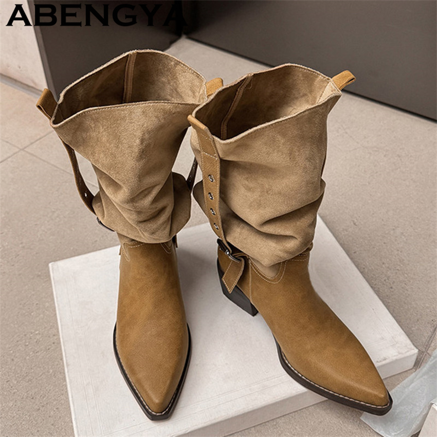 Botas de vaquero occidental pa - Ethnic Fashion Week reseña y precio