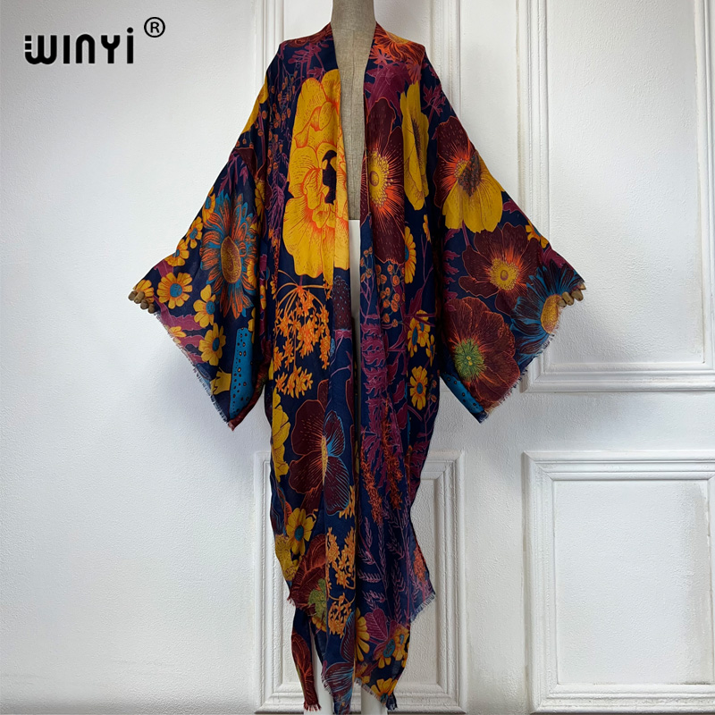 WINYI África Moda Verano Kimon - Kaftan Women Boho reseña y precio