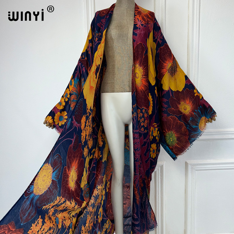 WINYI África Moda Verano Kimon - Kaftan Women Boho reseña y precio
