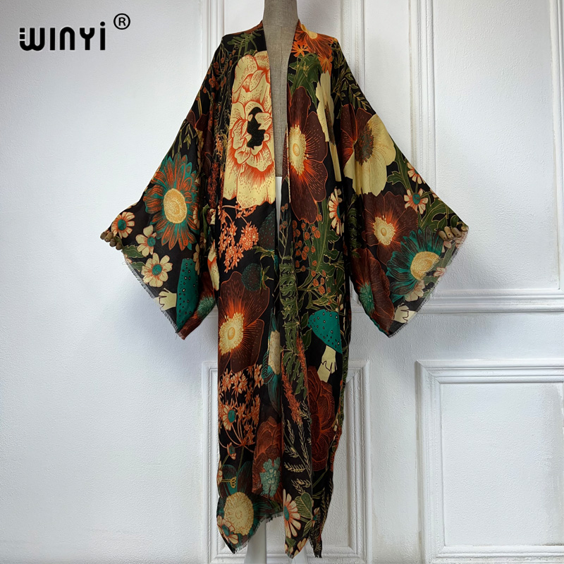 WINYI África Moda Verano Kimon - Kaftan Women Boho reseña y precio