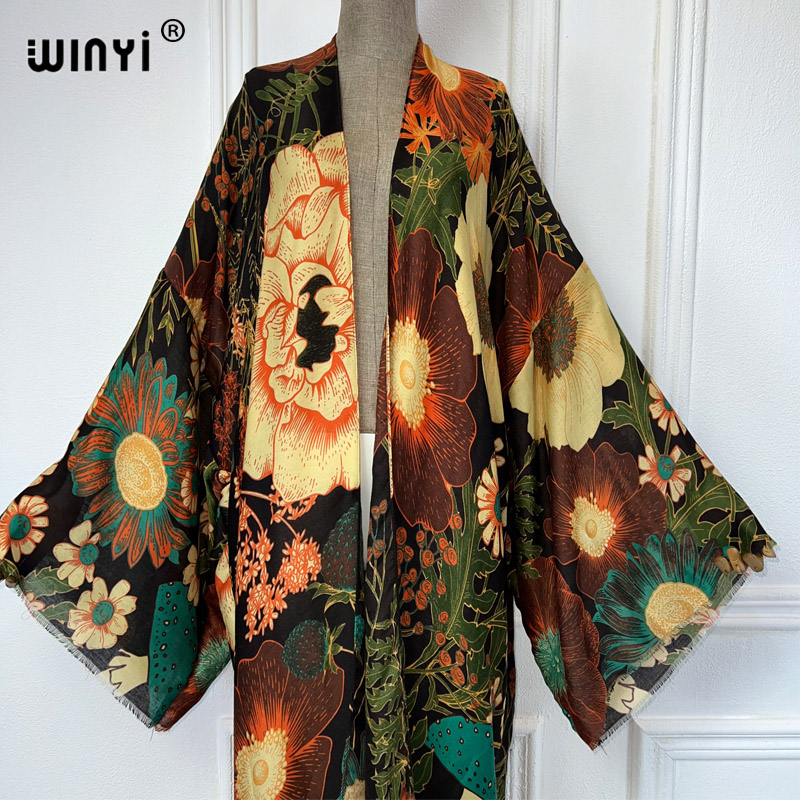 WINYI África Moda Verano Kimon - Kaftan Women Boho reseña y precio