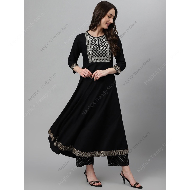 Conjunto de Kurta y Pantalón d - Salwar Kameez Set reseña y precio