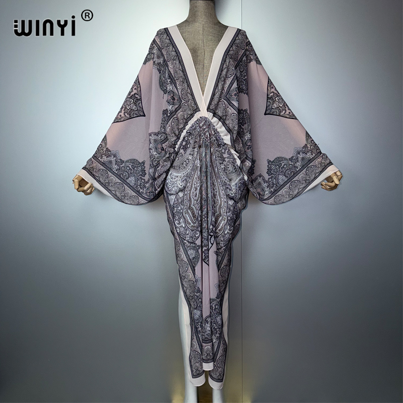 Vestido Sexy con Cuello en V W - Kaftan Women Boho reseña y precio
