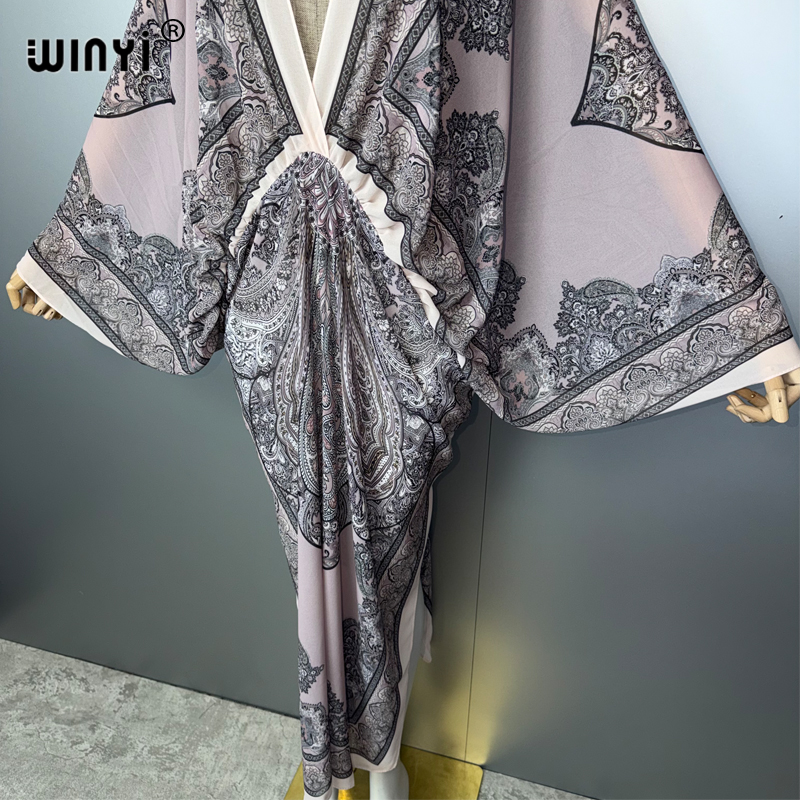 Vestido Sexy con Cuello en V W - Kaftan Women Boho reseña y precio