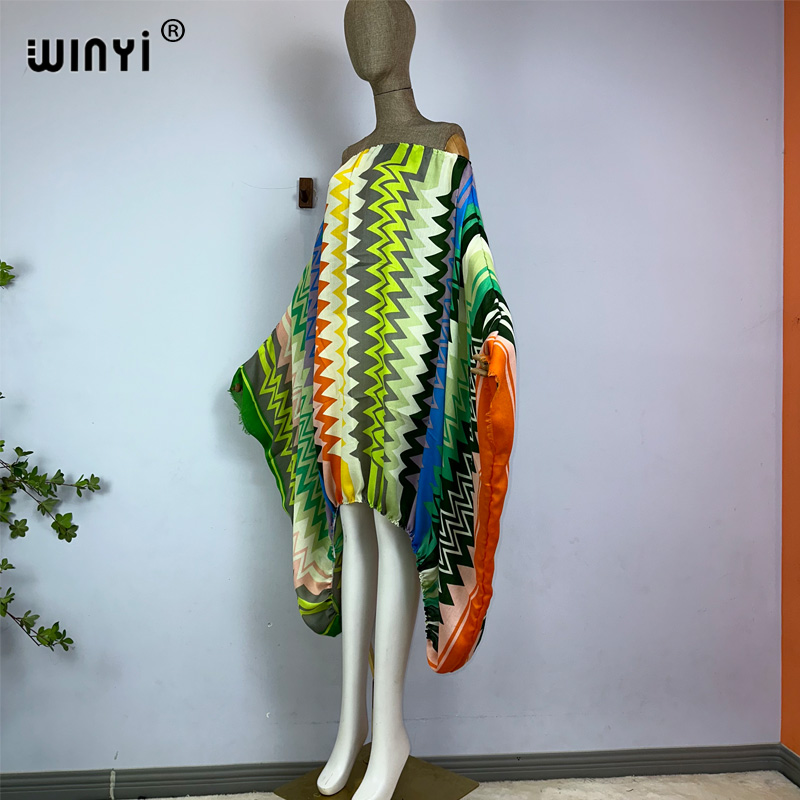 WINYI-Vestidos largos con esta - Kaftan Women Boho reseña y precio