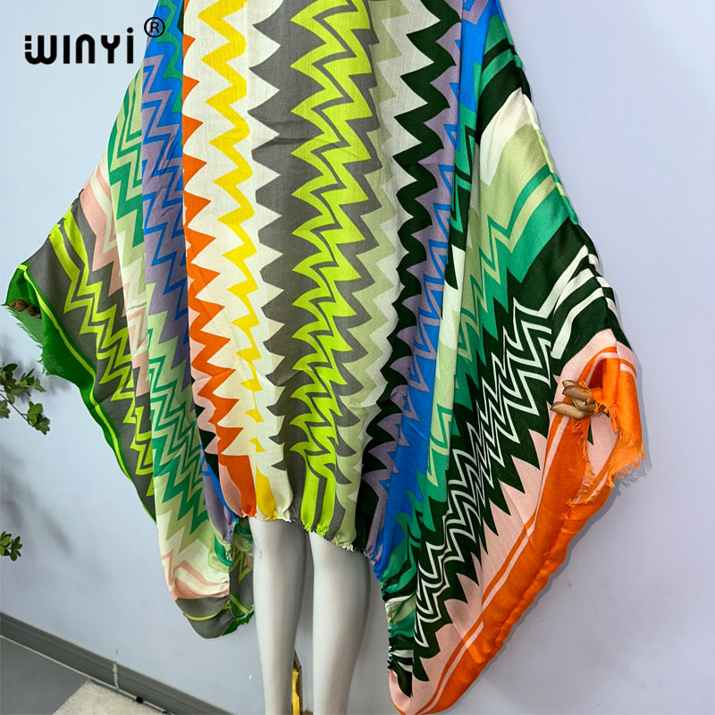 WINYI-Vestidos largos con esta - Kaftan Women Boho reseña y precio
