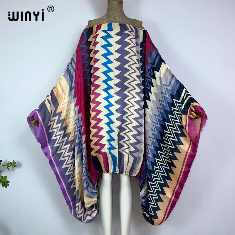 WINYI-Vestidos largos con esta - Kaftan Women Boho reseña y precio
