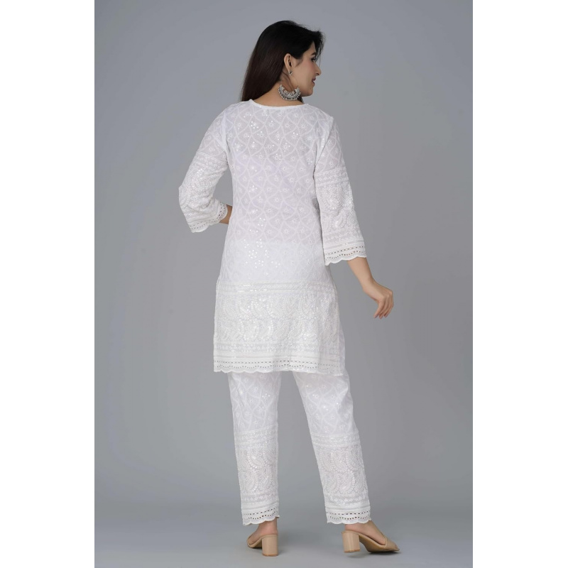 Kurtis indios de algodón Chika - Salwar Kameez Set reseña y precio