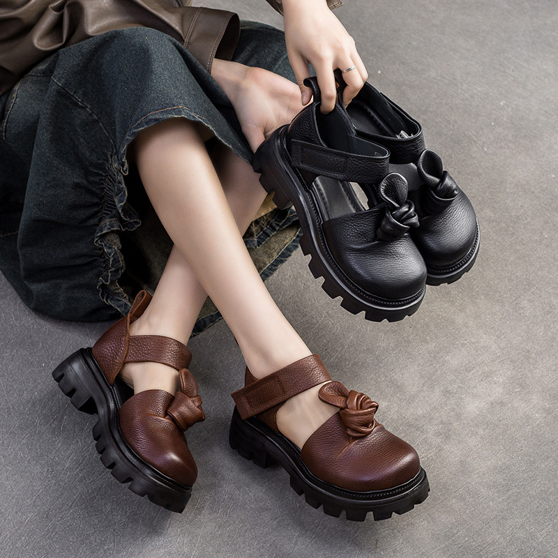 Zapatos de Plataforma con Nudo - Ethnic And Fashion reseña y precio