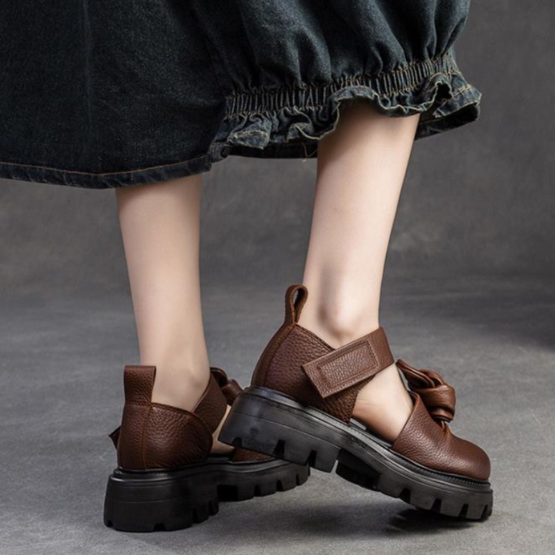 Zapatos de Plataforma con Nudo - Ethnic And Fashion reseña y precio