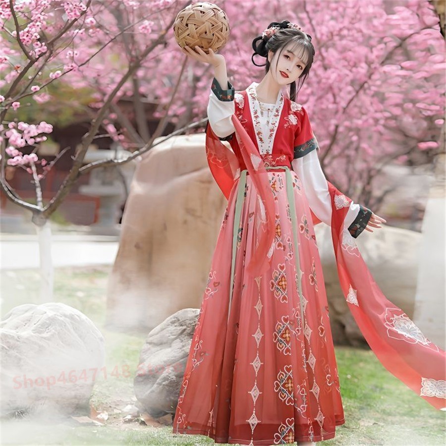 Hanfu-vestido tradicional chin - Ethnic Dress Fashion Show reseña y precio