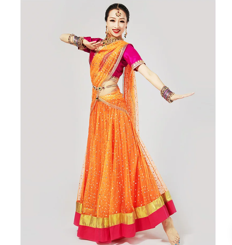 Traje de danza india para espe - Salwar Kameez Set reseña y precio