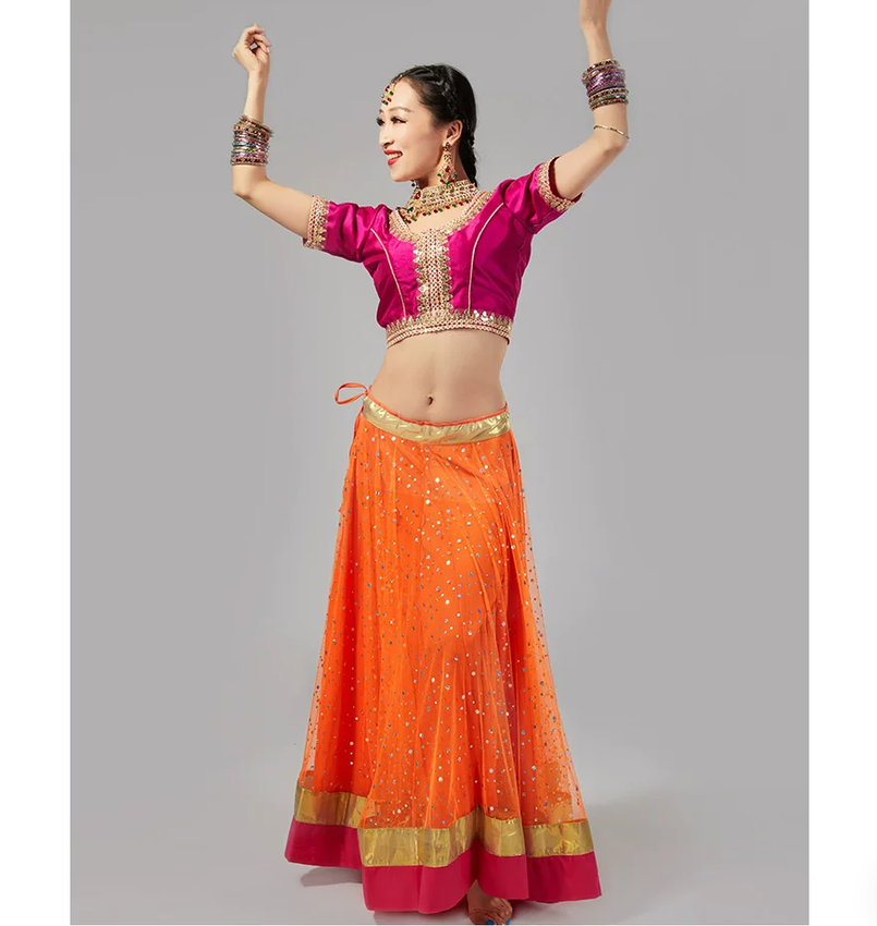 Traje de danza india para espe - Salwar Kameez Set reseña y precio