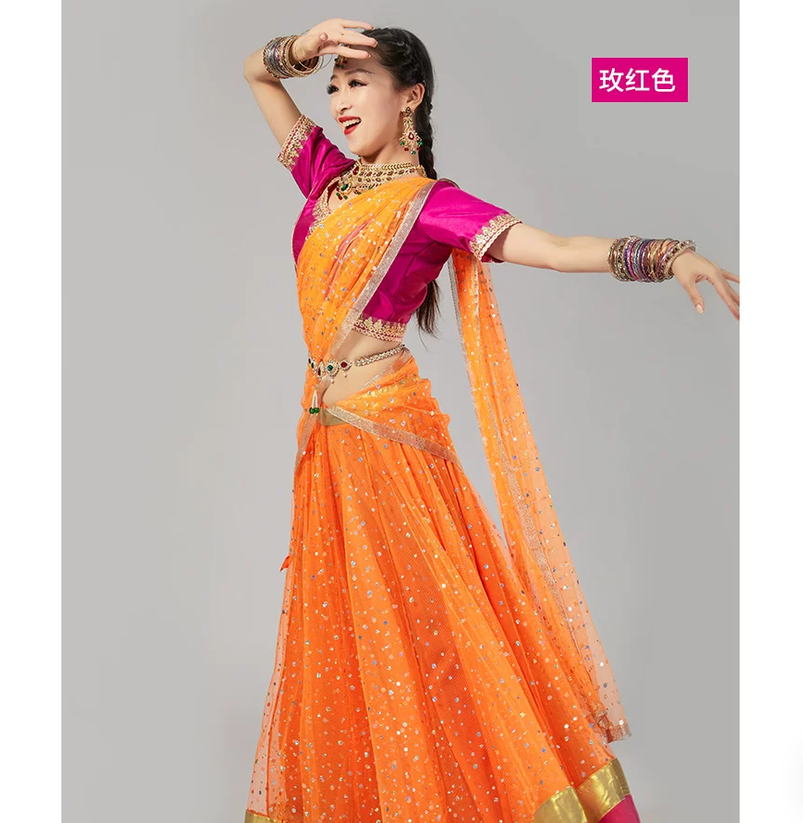 Traje de danza india para espe - Salwar Kameez Set reseña y precio