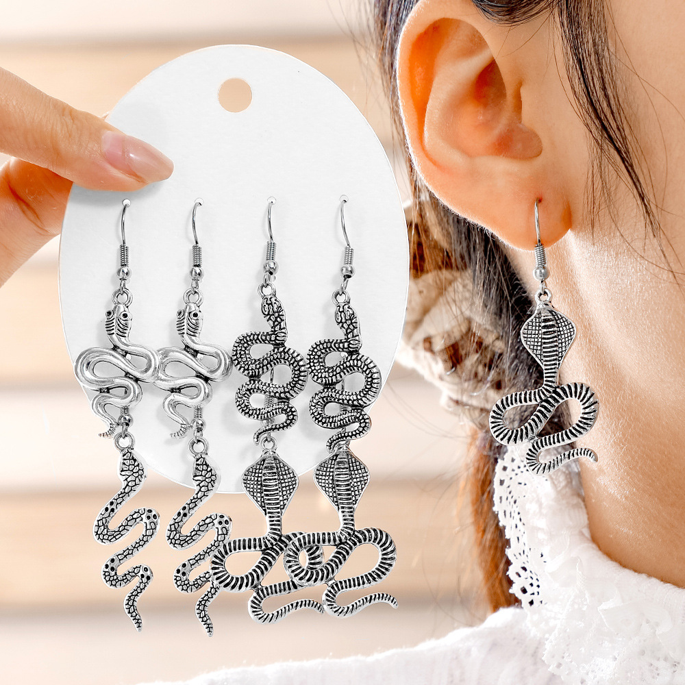 Paquete de 4 Pares de Aretes C - Ethnic Fashion For Ladies reseña y precio