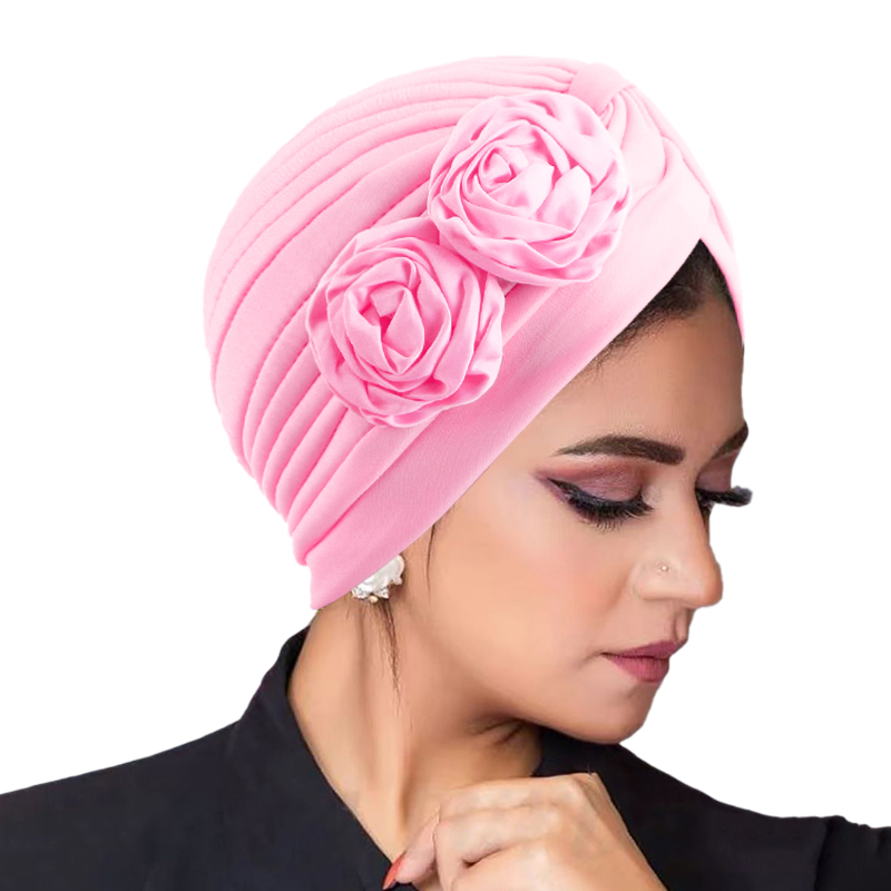 Moda musulmana flor Hijab turb - Ethnic Fashion For Ladies reseña y precio