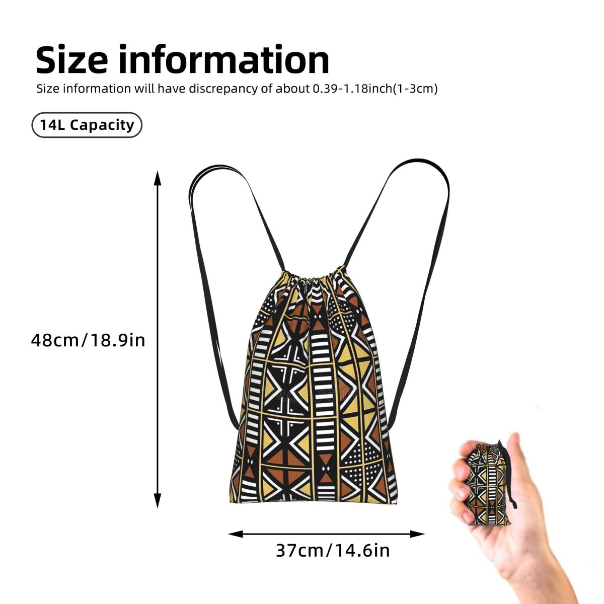 Mochilas con estampado african - Ethnic Fashion Book reseña y precio
