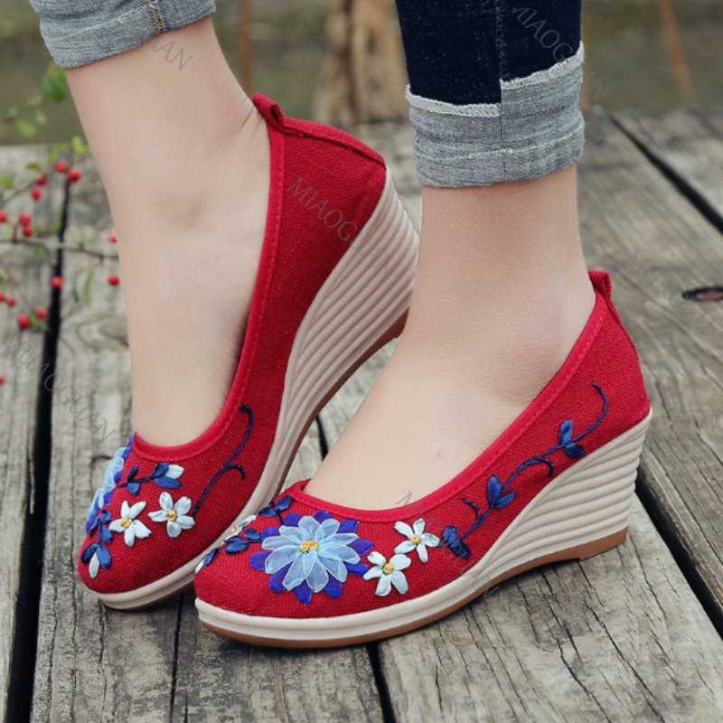 Zapatos de Plataforma con Cuña - Ethnic And Fashion reseña y precio