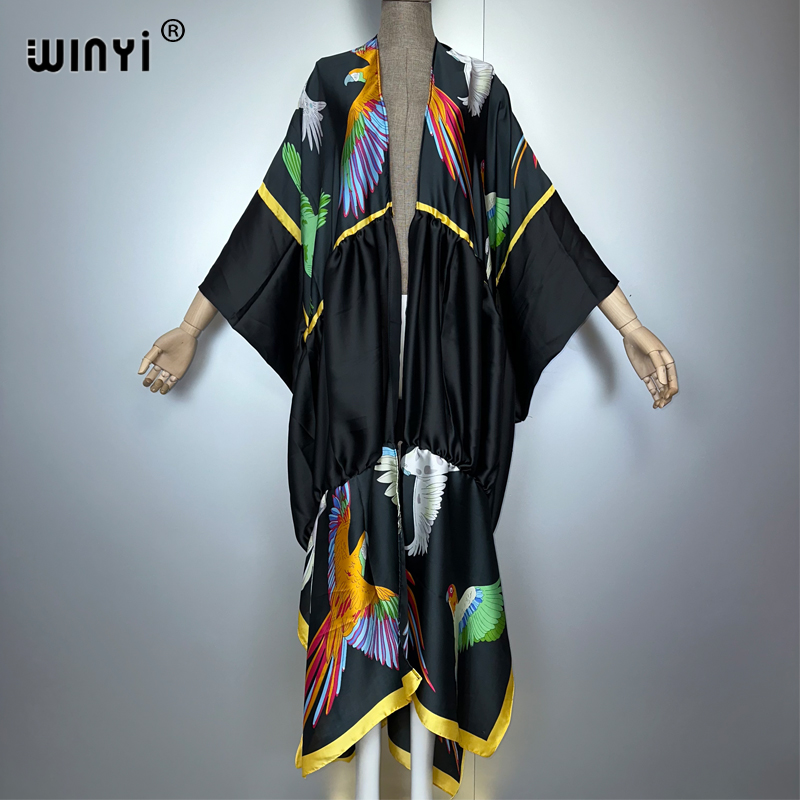 WINYI estampado boho kimono ma - Kaftan Women Boho reseña y precio