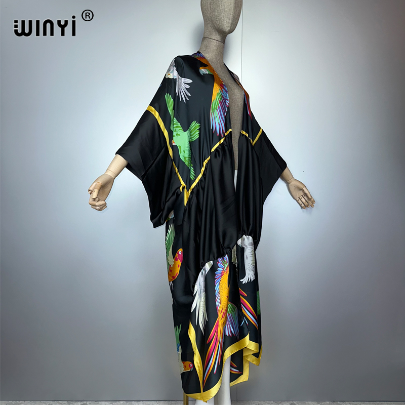 WINYI estampado boho kimono ma - Kaftan Women Boho reseña y precio