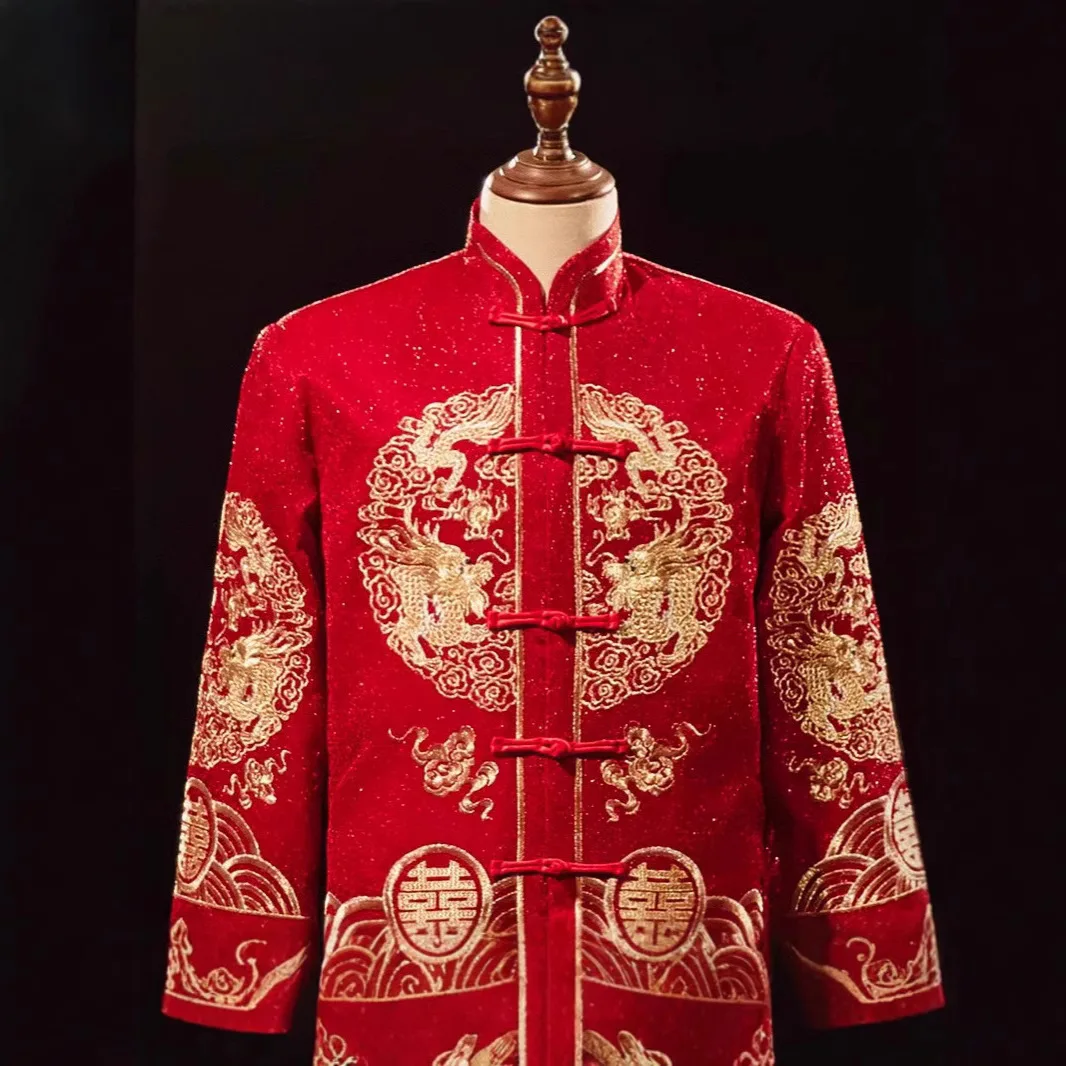 Traje de boda chino para hombr - Salwar Kameez Set reseña y precio